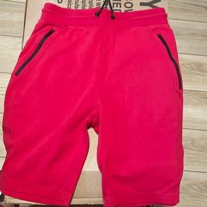 New! Large Red Shorts. Used! Medium